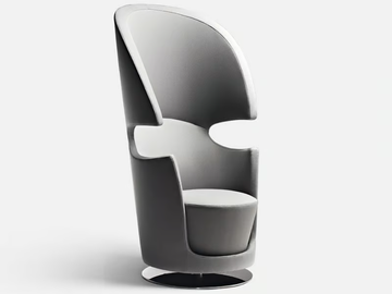 FOLIES BERGERE - Fabric armchair high-back by La Cividina - view 2